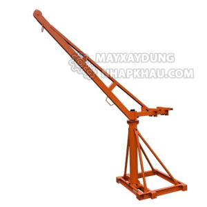 Cẩu xoay xây dựng FUJIFA 360 độ mini 500kg thép hộp
