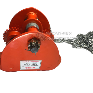 Con chạy treo pa lăng xích kéo FUJIFA 1T-3M