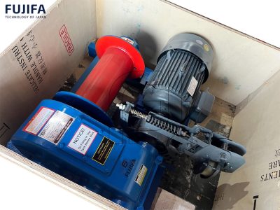 Máy tời điện mặt đất FUJIFA JM1-1T, 380V 7