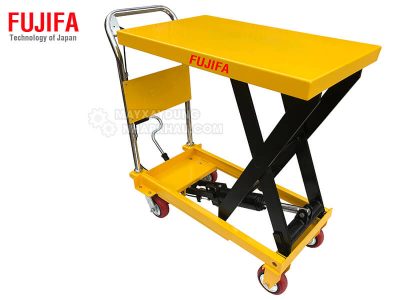 Xe nâng mặt bàn FUJIFA 500Kg khung kéo đơn cao 0.9m 2