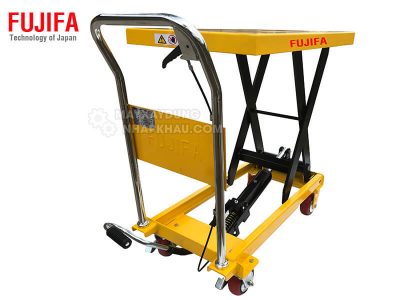 Xe nâng mặt bàn FUJIFA 500Kg khung kéo đơn cao 0.9m 3